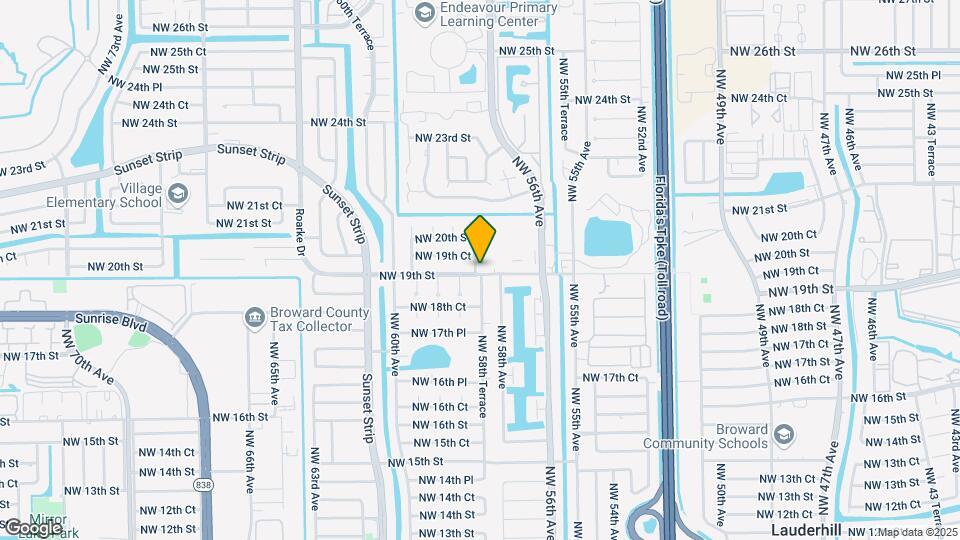 5841 NW 19th St Mapa y Detalles de la Ubicación