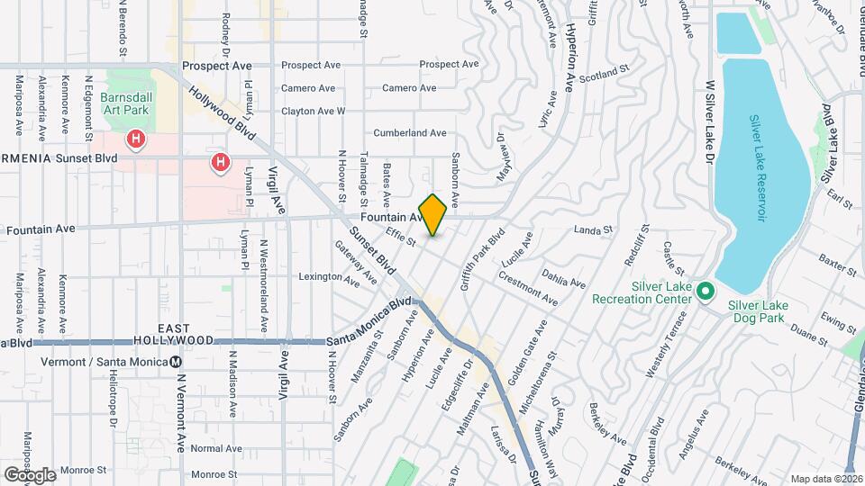 1210 1/2 Manzanita St Mapa y Detalles de la Ubicación