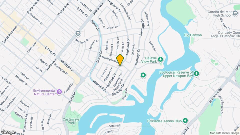 1260 Somerset Ln Map and Location Details