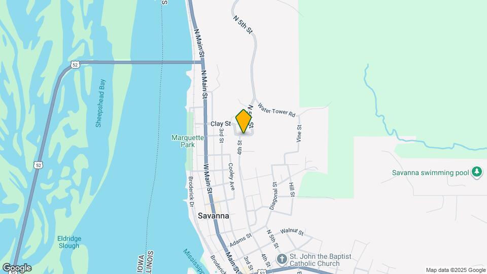 834 N 4th St Map and Location Details