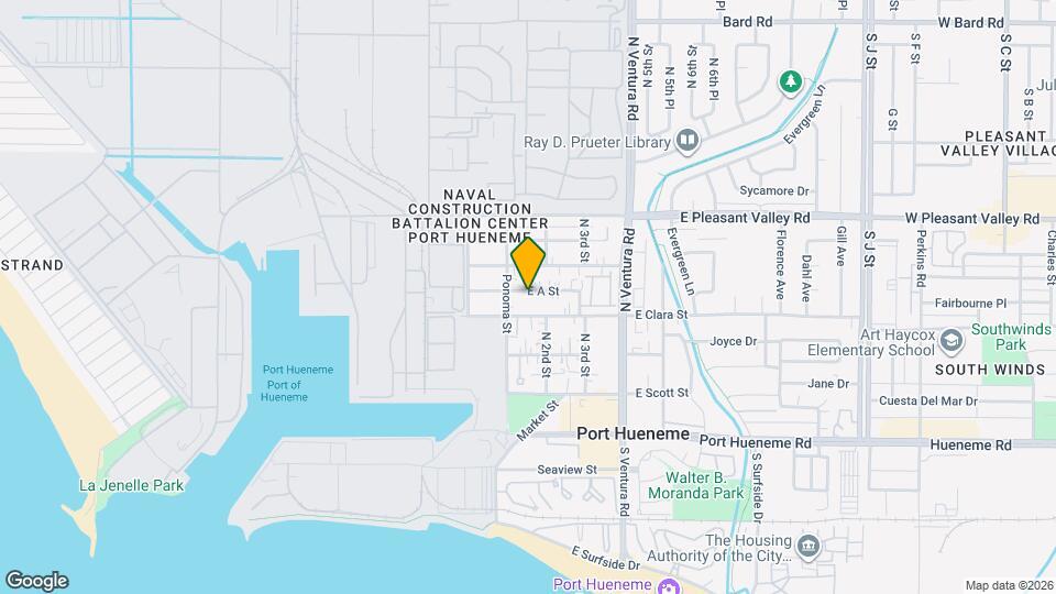 132 E A St Map and Location Details