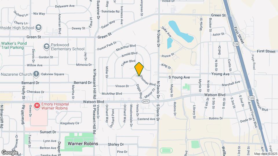 114 Thomas Blvd Mapa y Detalles de la Ubicación