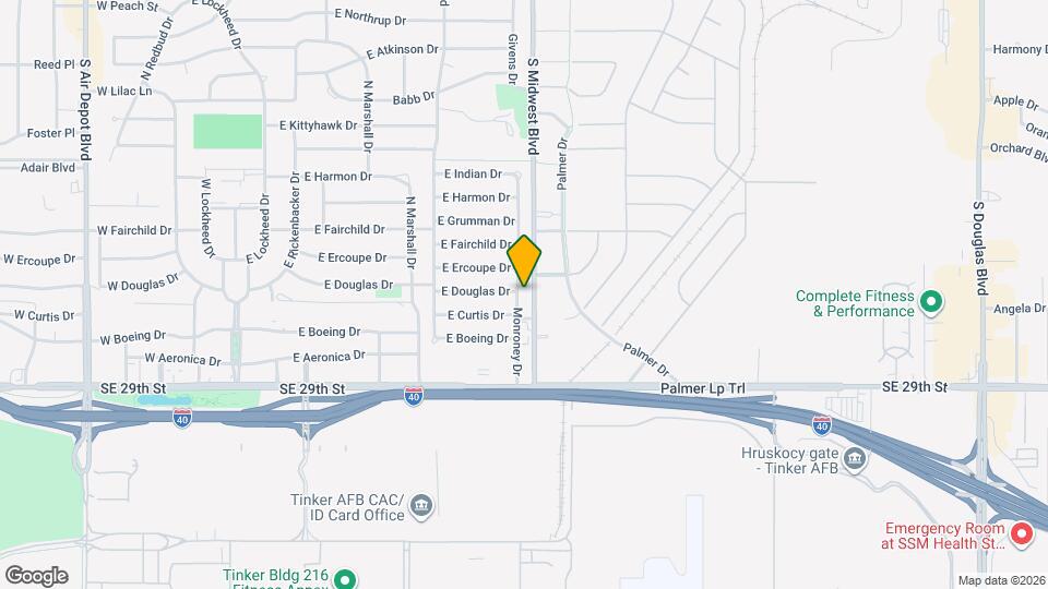 310 Monroney Dr Map and Location Details