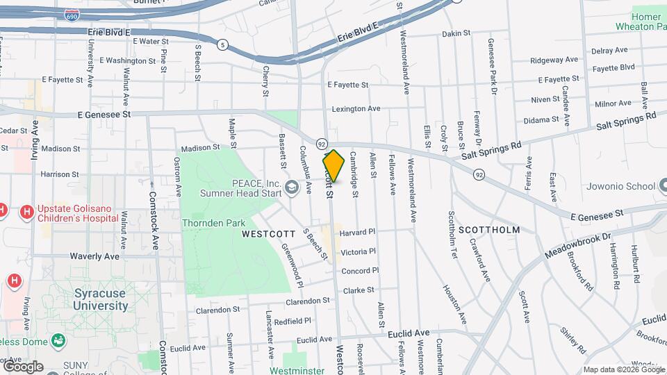 413 Westcott St Mapa y Detalles de la Ubicación