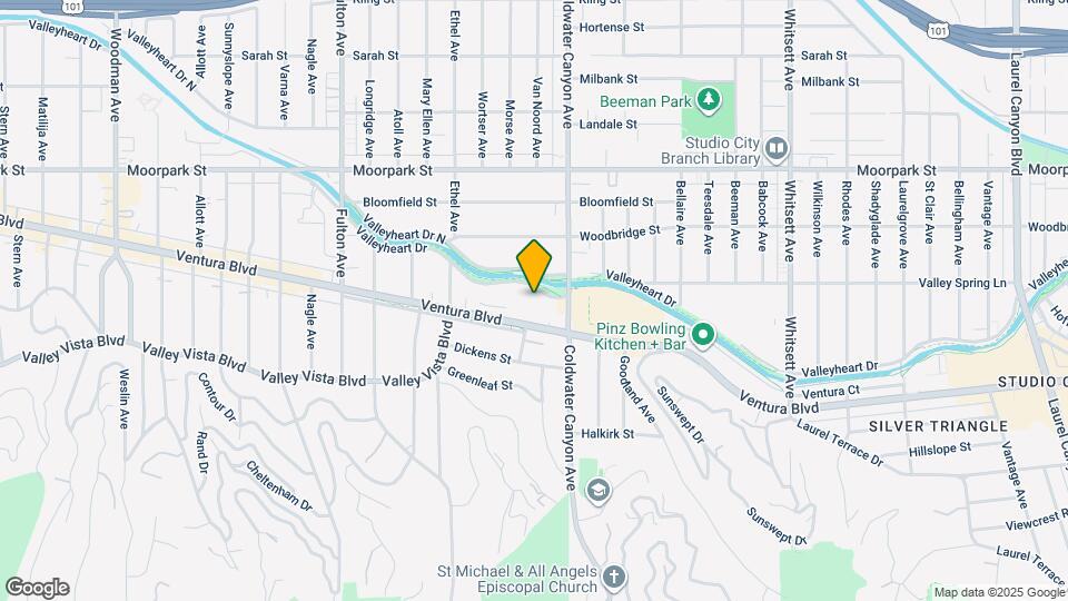 12938 Valleyheart Dr Map and Location Details