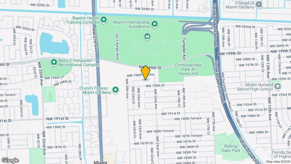 2250 NW 22nd Ct Map and Location Details