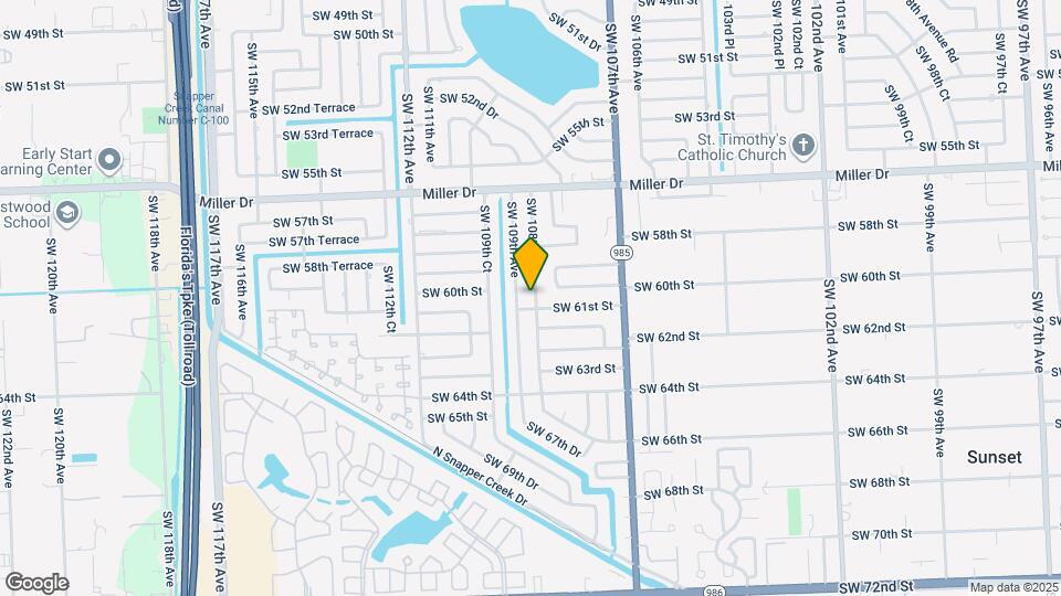 6010 SW 108th Pl Map and Location Details