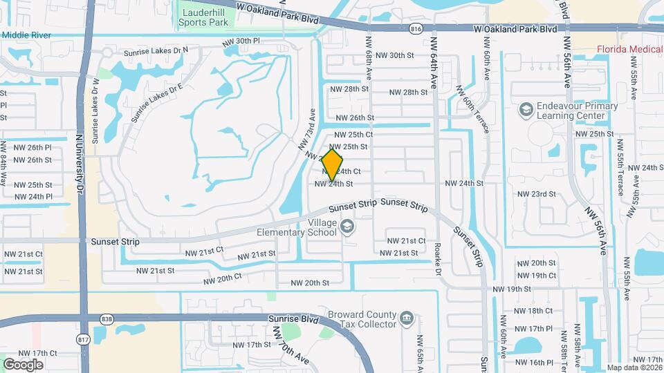 7040 NW 24th St Map and Location Details