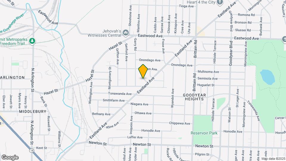 612 Hallie Ave Map and Location Details