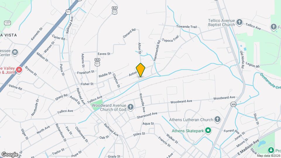 600 Tellico Ave Map and Location Details