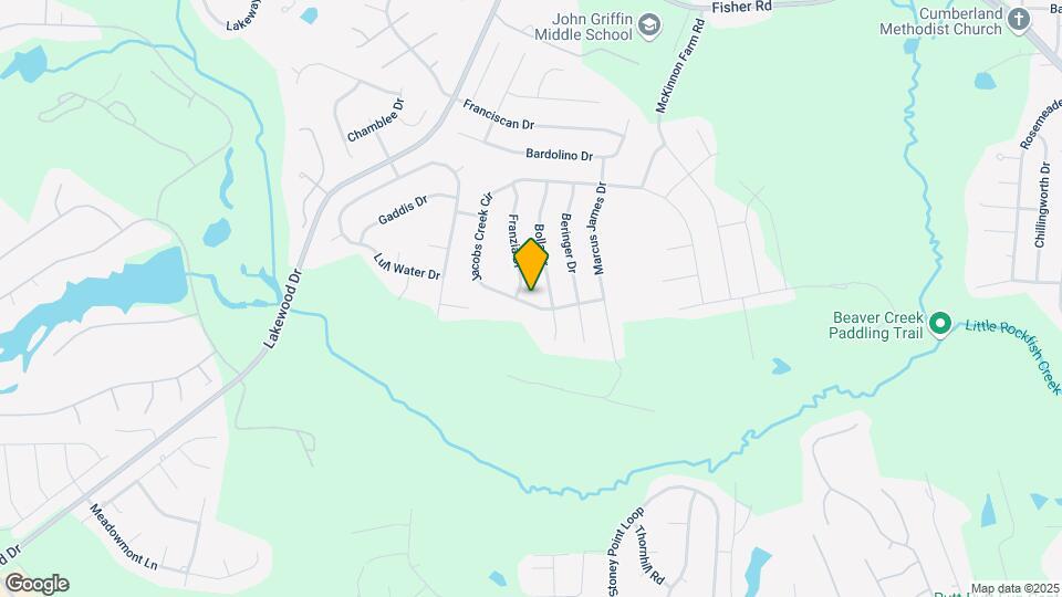 6805 Jacobs Creek Cir Map and Location Details