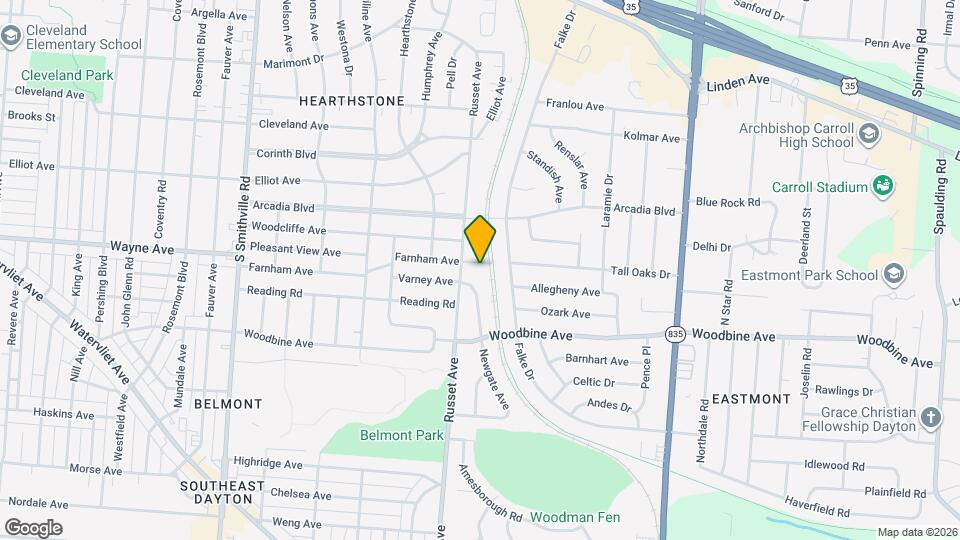 4618 Farnham Ave Map and Location Details