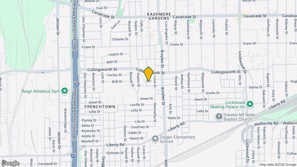 3406 Milbrad St Map and Location Details