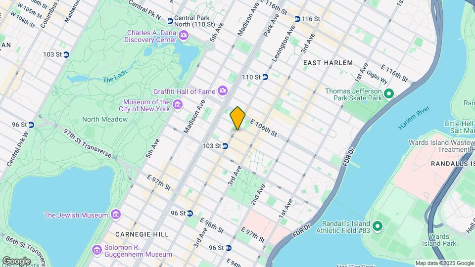 1659 Lexington Ave Map and Location Details