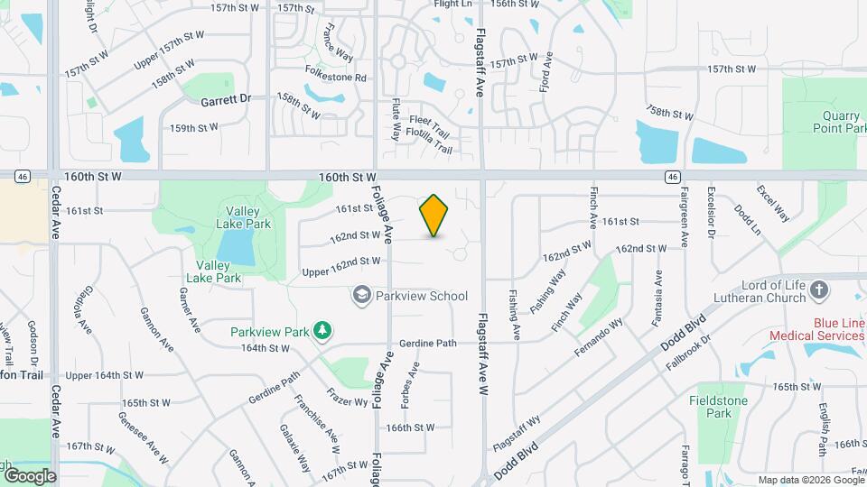 16134 Foliage Ave W Mapa y Detalles de la Ubicación