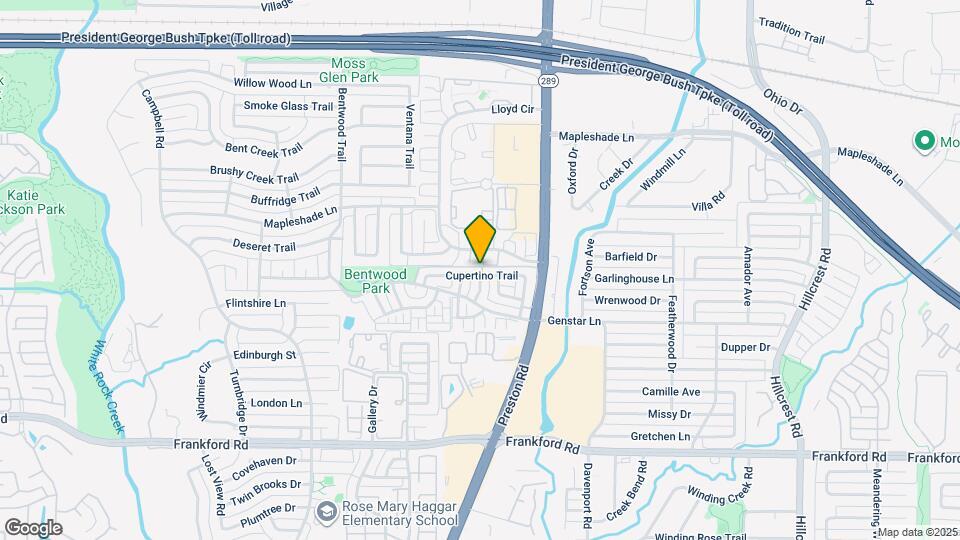 6203 Cupertino Trail Map and Location Details