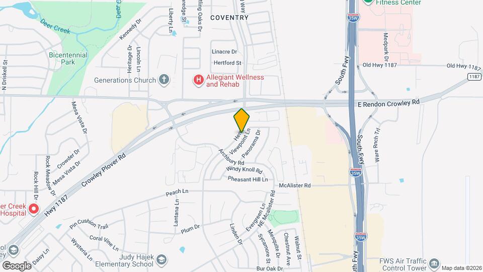 12524 Viewpoint Ln Map and Location Details