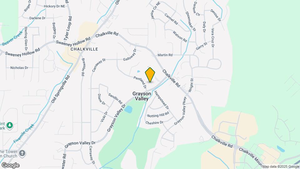 2330 Grayson Valley Dr Map and Location Details