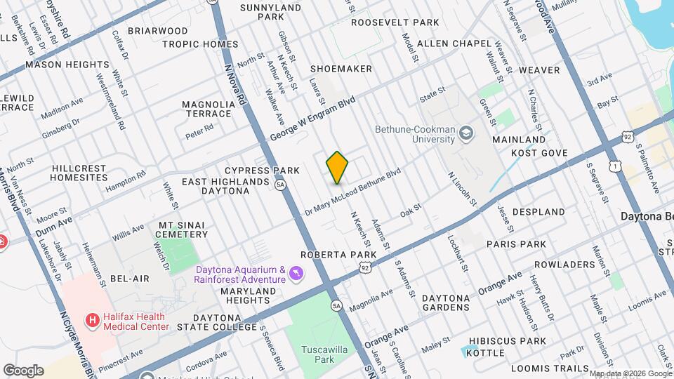 306 N Keech St Map and Location Details
