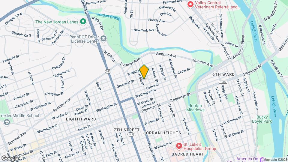 841 N 5th St Map and Location Details