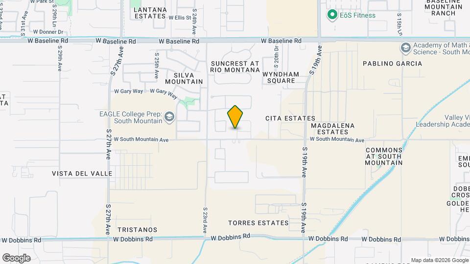 8318 S 21st Ln, Unit 1100-1108 Map and Location Details