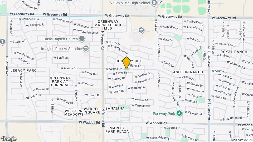 15310 W Evans Dr Map and Location Details