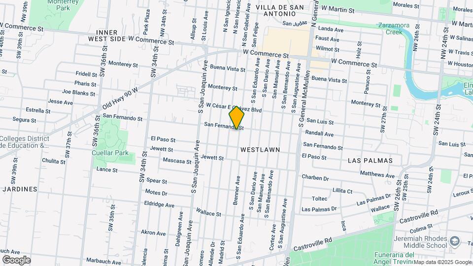 509 S San Felipe Ave Map and Location Details