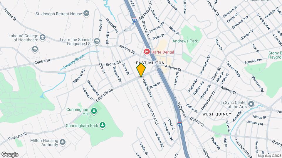 285 Edge Hill Rd Map and Location Details