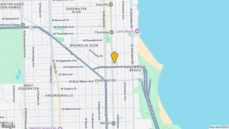 5708 N Winthrop Ave Mapa y Detalles de la Ubicación