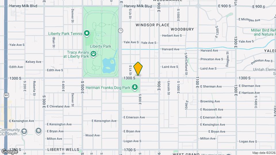 777 E 1300 S Mapa y Detalles de la Ubicación
