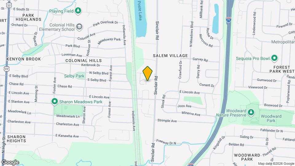 5442 Worthington Forest Pl W Map and Location Details