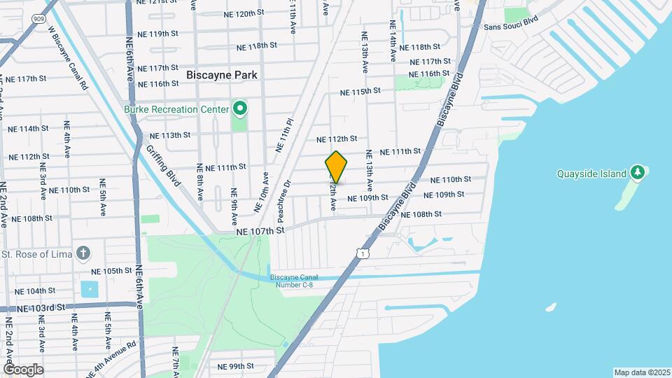 1200 NE 110th St Mapa y Detalles de la Ubicación