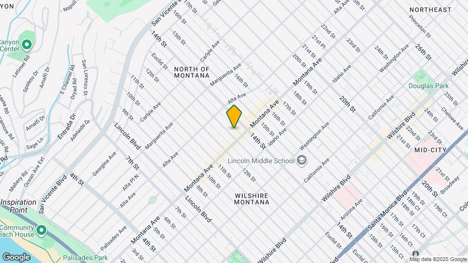 723 Euclid St Map and Location Details