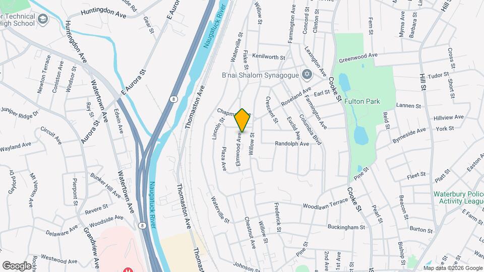 84 Elmwood Ave Map and Location Details