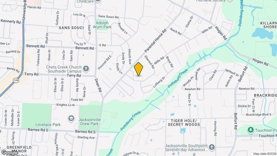 2833 Emily Ln Map and Location Details