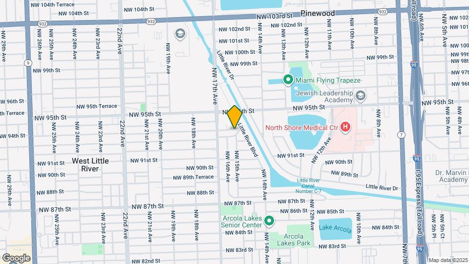 1471 NW 93rd St Map and Location Details