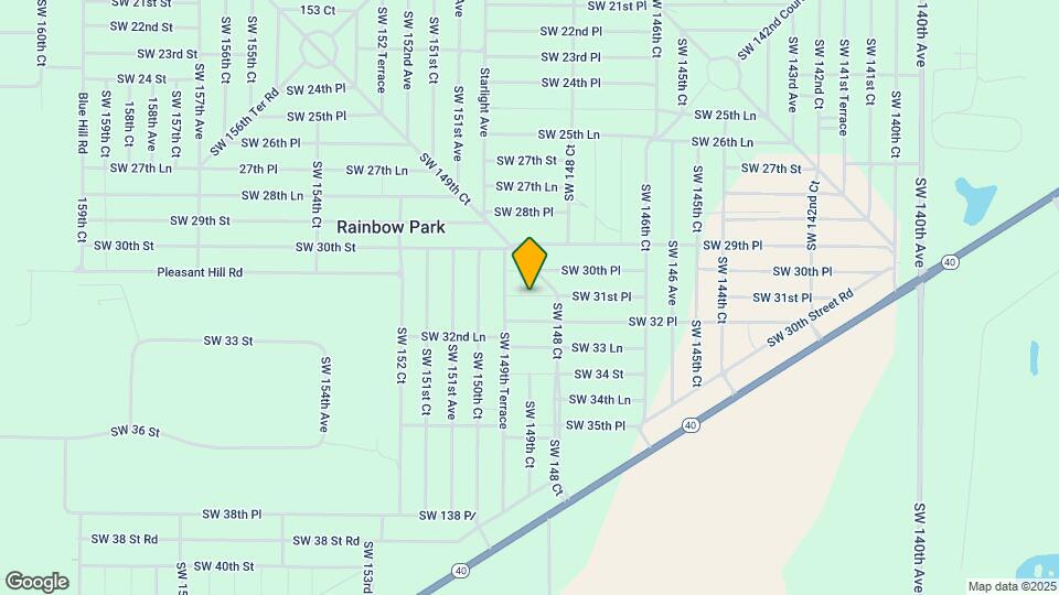 14958 SW 31st Pl Map and Location Details