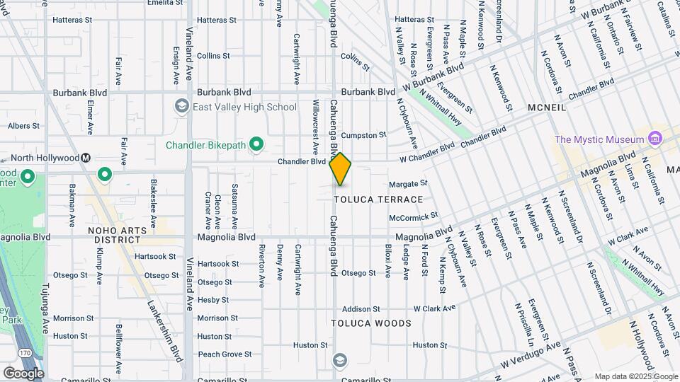 5316 Cahuenga Blvd Map and Location Details
