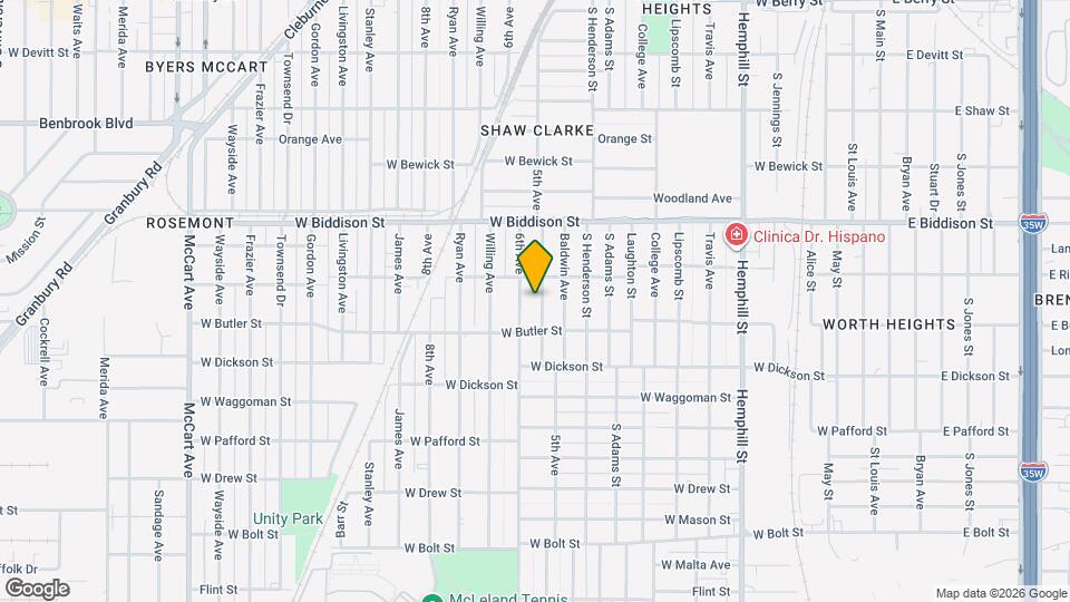 3620 5th Ave Map and Location Details