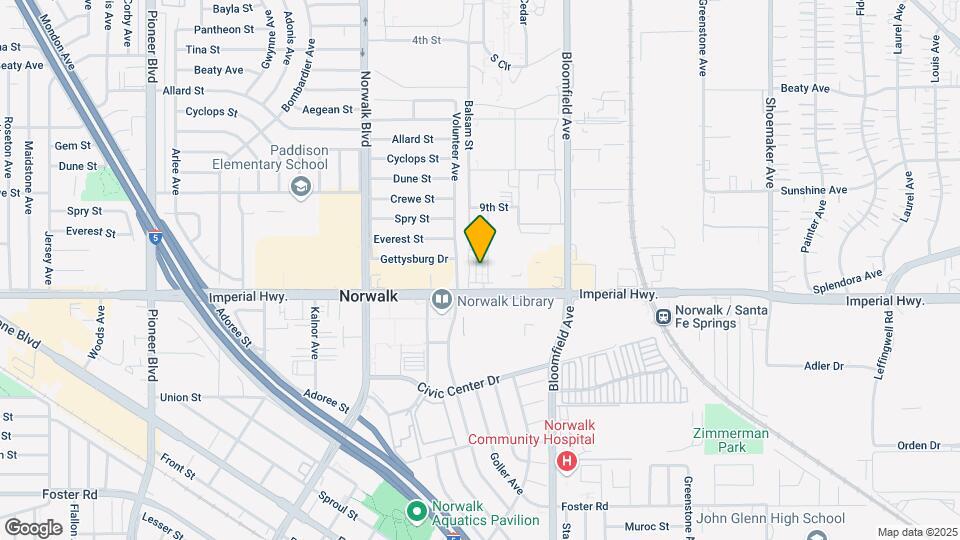 12415 Imperial Hwy. Map and Location Details