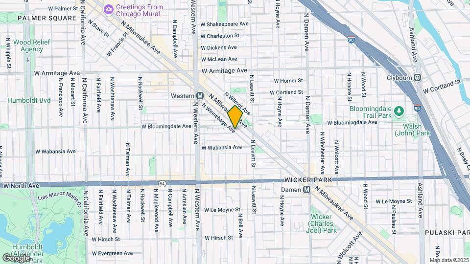 1755 N Winnebago Ave Map and Location Details
