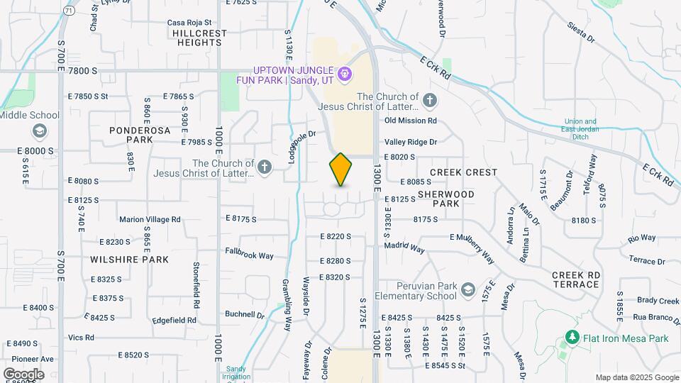 1219 E Cottonwood Hills Dr Map and Location Details