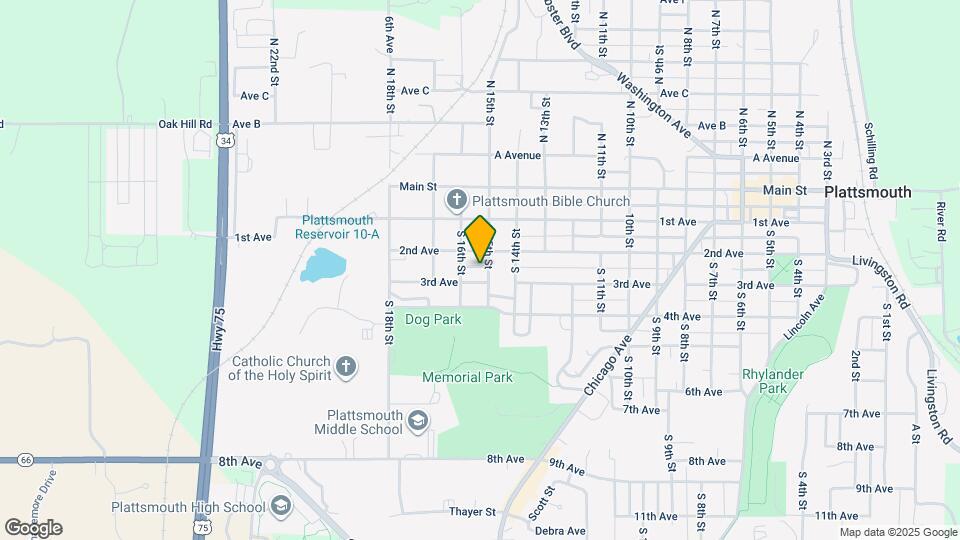 316 S 15th St Map and Location Details