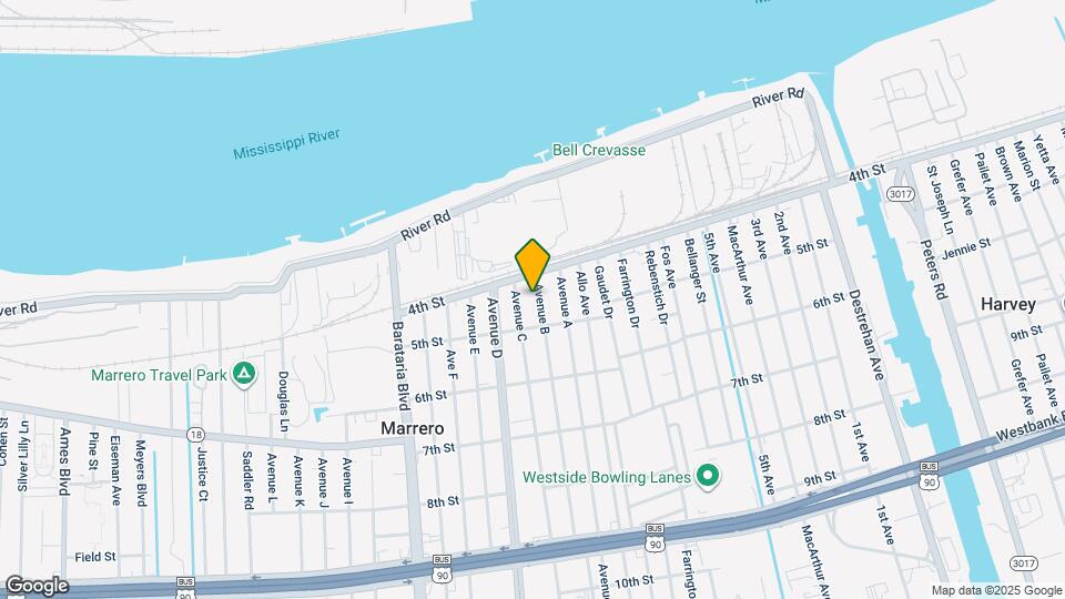 424 Avenue B Map and Location Details