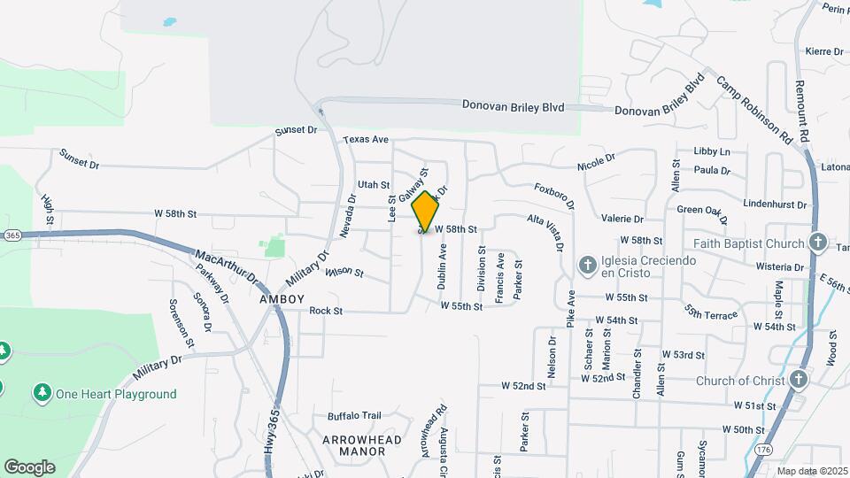 5708 Shamrock Dr Map and Location Details