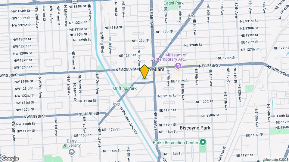 555 NE 123rd St Map and Location Details