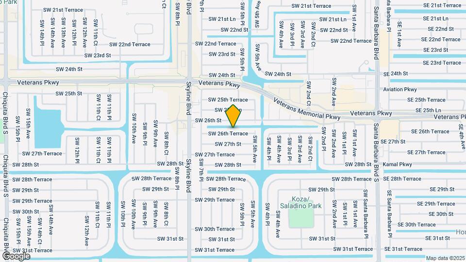 529 SW 26th Terrace Map and Location Details