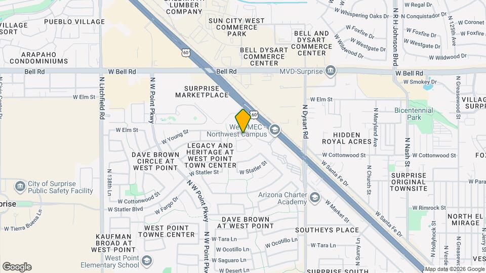 13342 W Canyon Creek Dr Map and Location Details