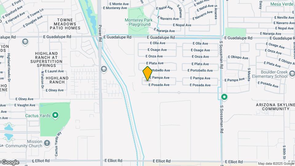 7128 E Posada Ave Map and Location Details