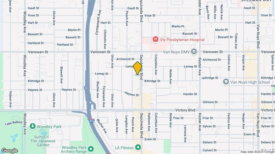 6615 Sepulveda Blvd Map and Location Details